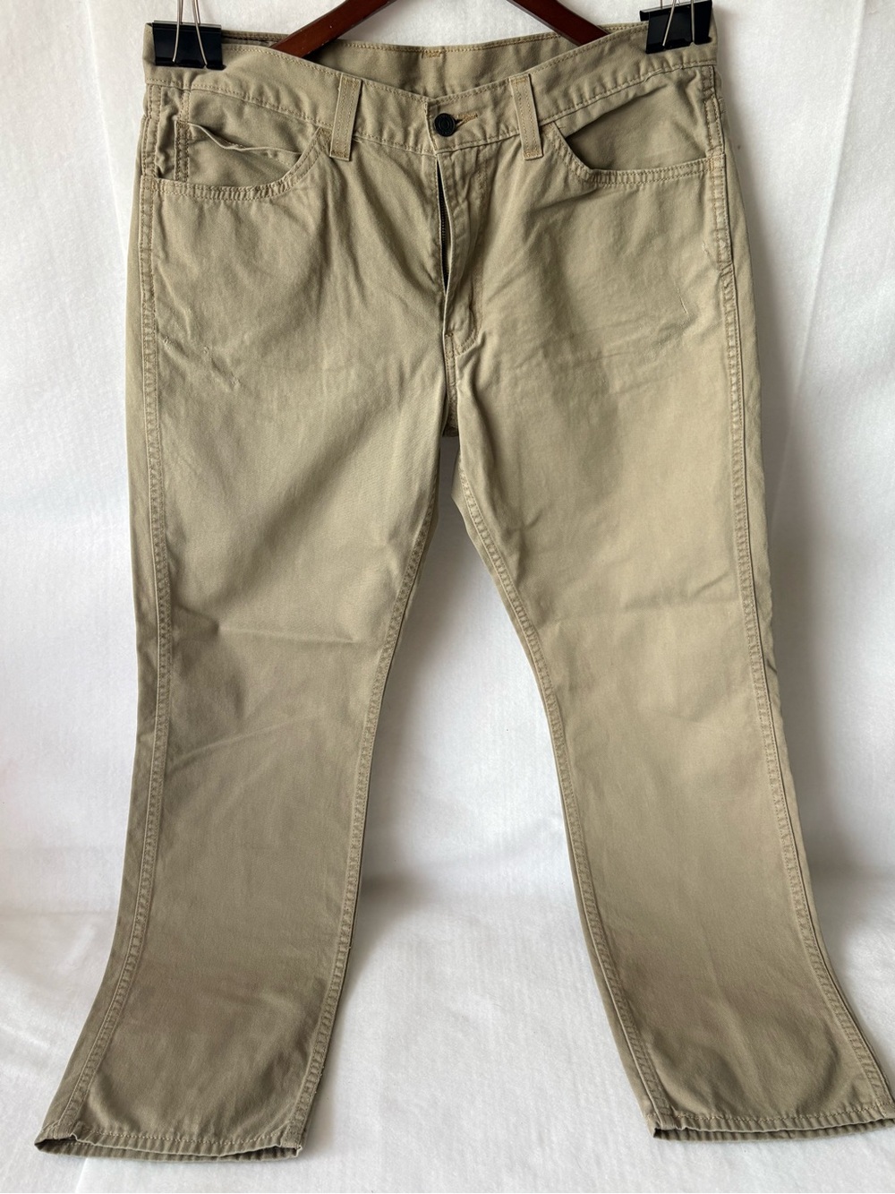 Levi's Men's 511 Tan/Khaki Straight Leg Low Rise Jeans Size 36x30